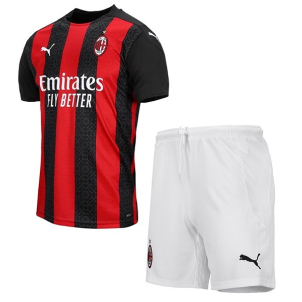 Maillot Football AC Milan Domicile Enfant 2020-21 Rouge